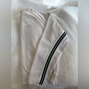 Nike Cream crewneck with Black Stripe